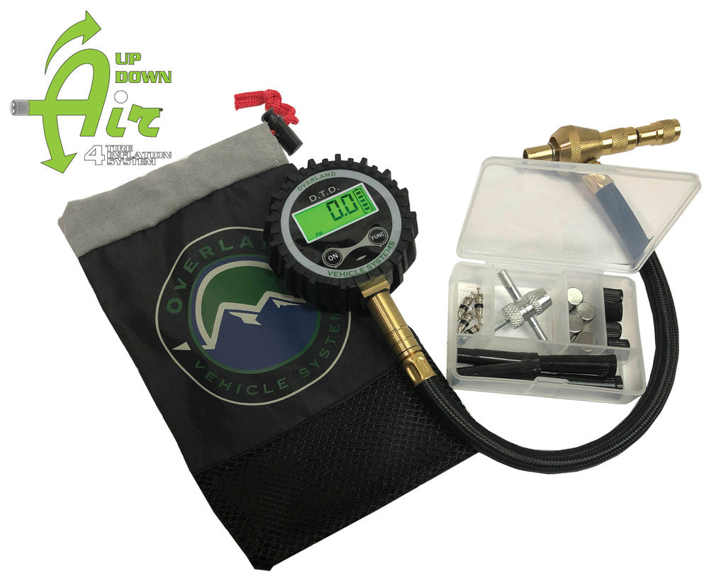 Digital Tire Deflator with Valve Kit & Storage Bag Universal