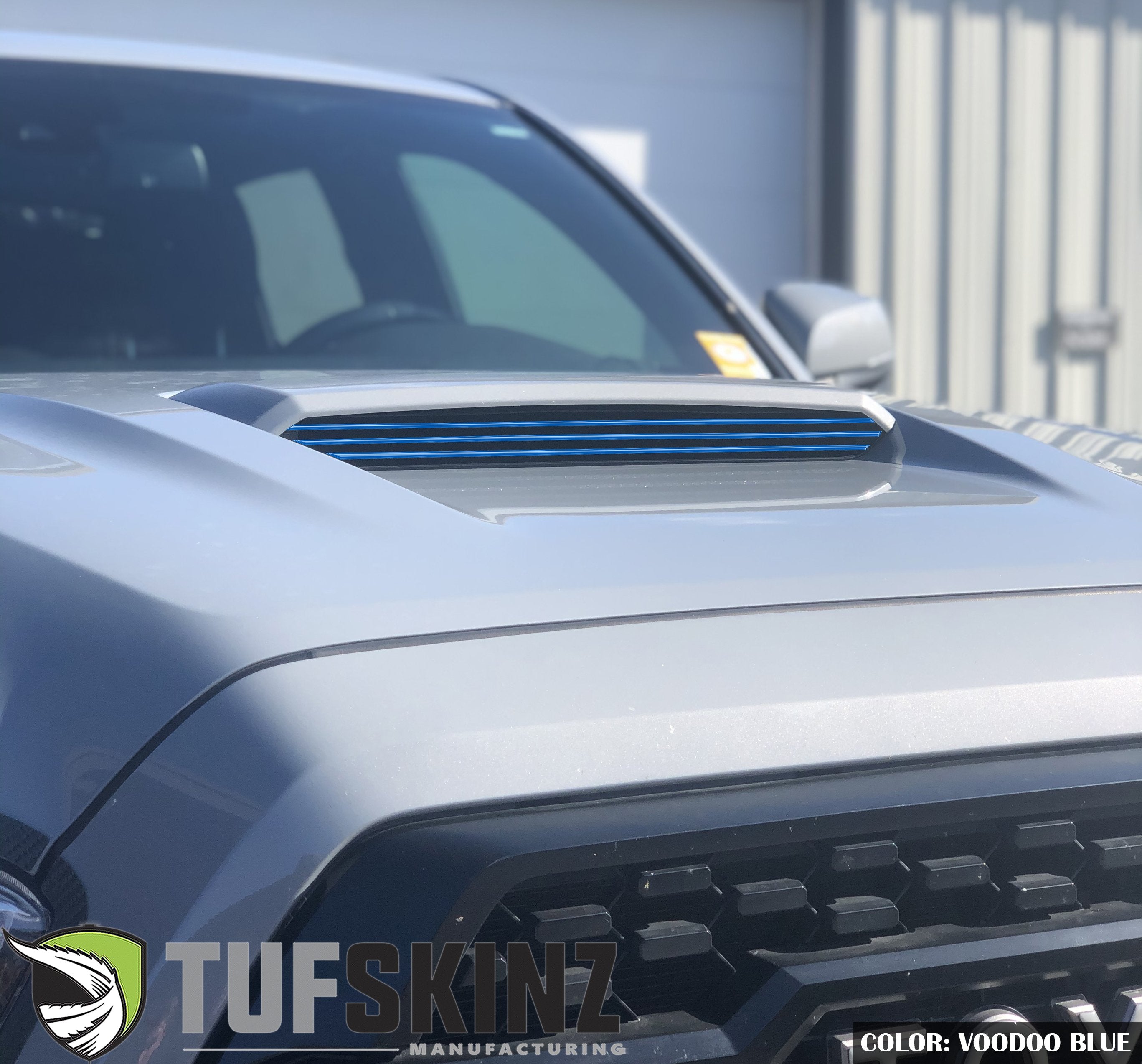 Inner Hood Scoop Line Accents Fits 2016-2023 Toyota Tacoma