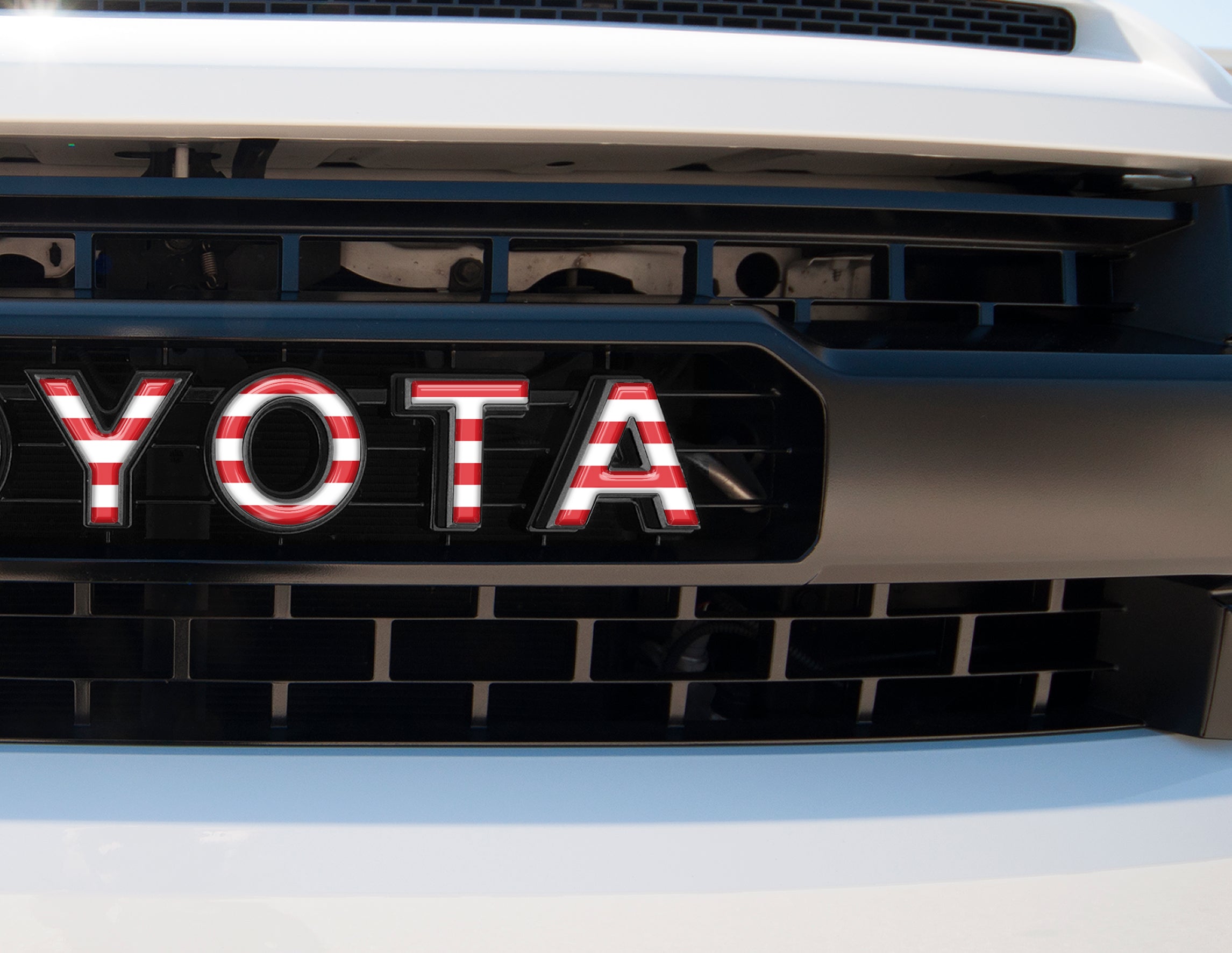 Grille Letter Overlays Fits 2014-2021 Toyota Tundra