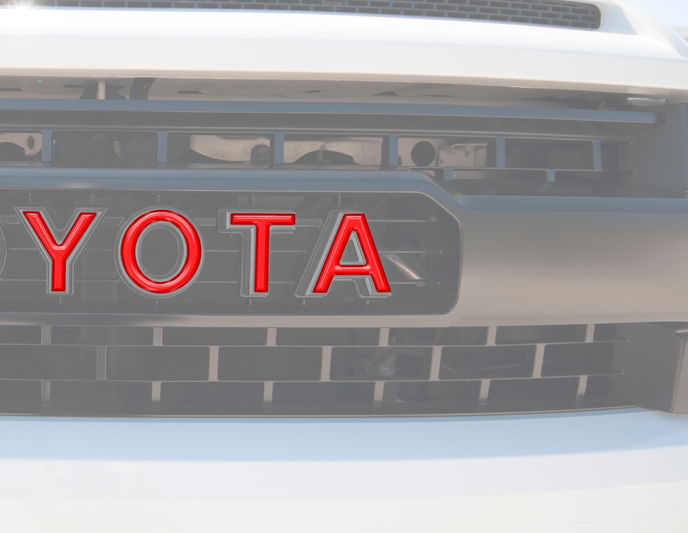 Grille Letter Overlays Fits 2014-2021 Toyota Tundra