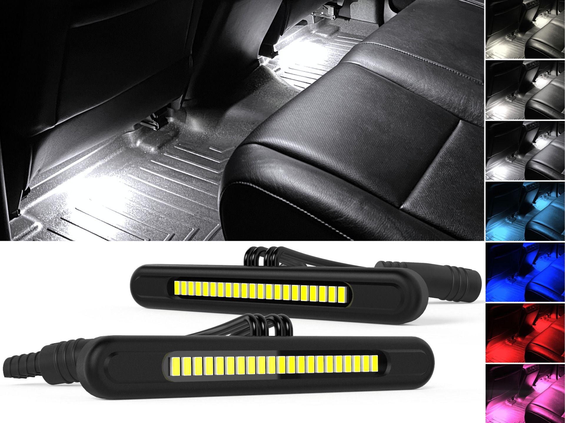 Rear Footwell LED Light Kit Add-On