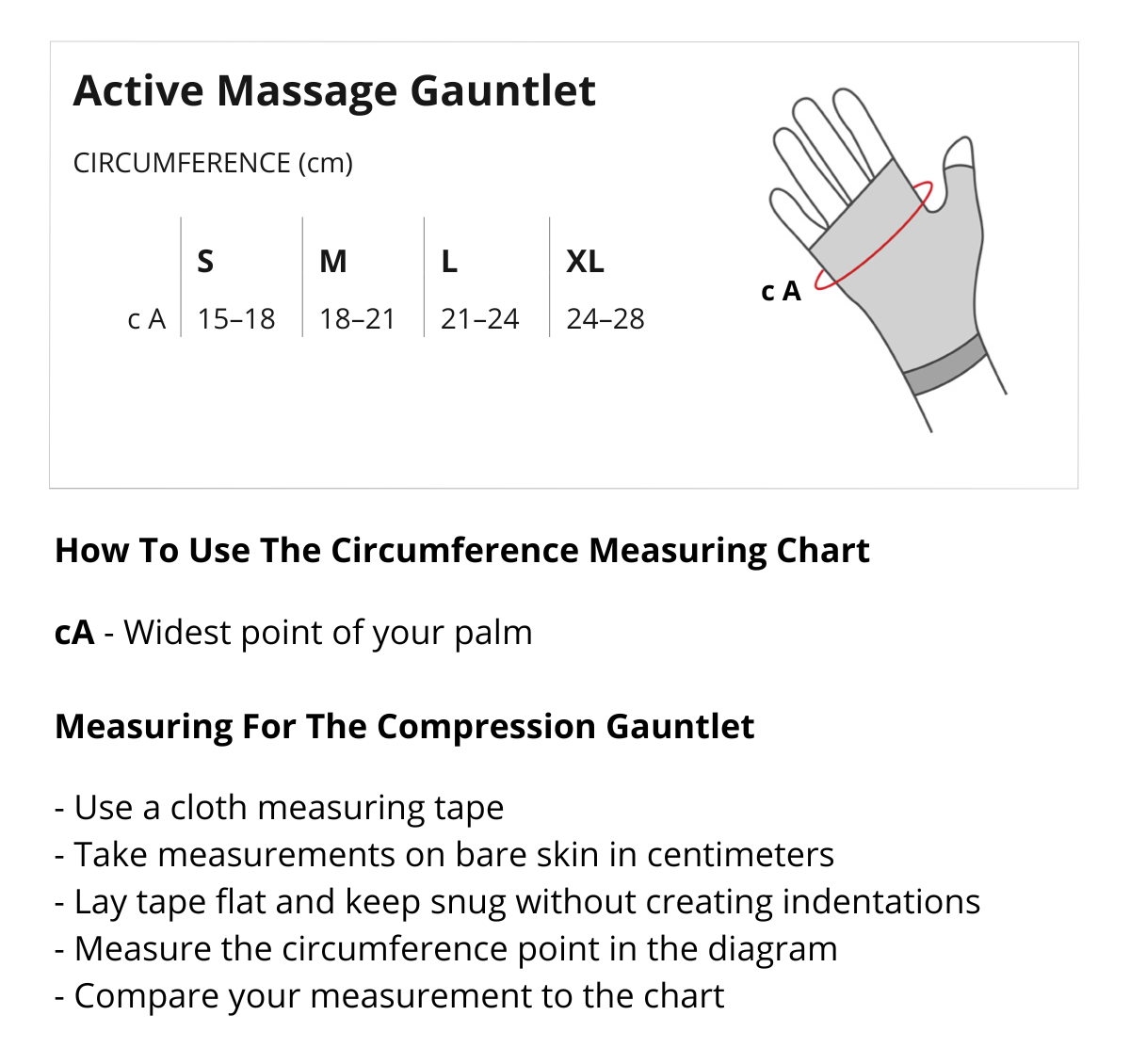 Active Massage Compression Gauntlet