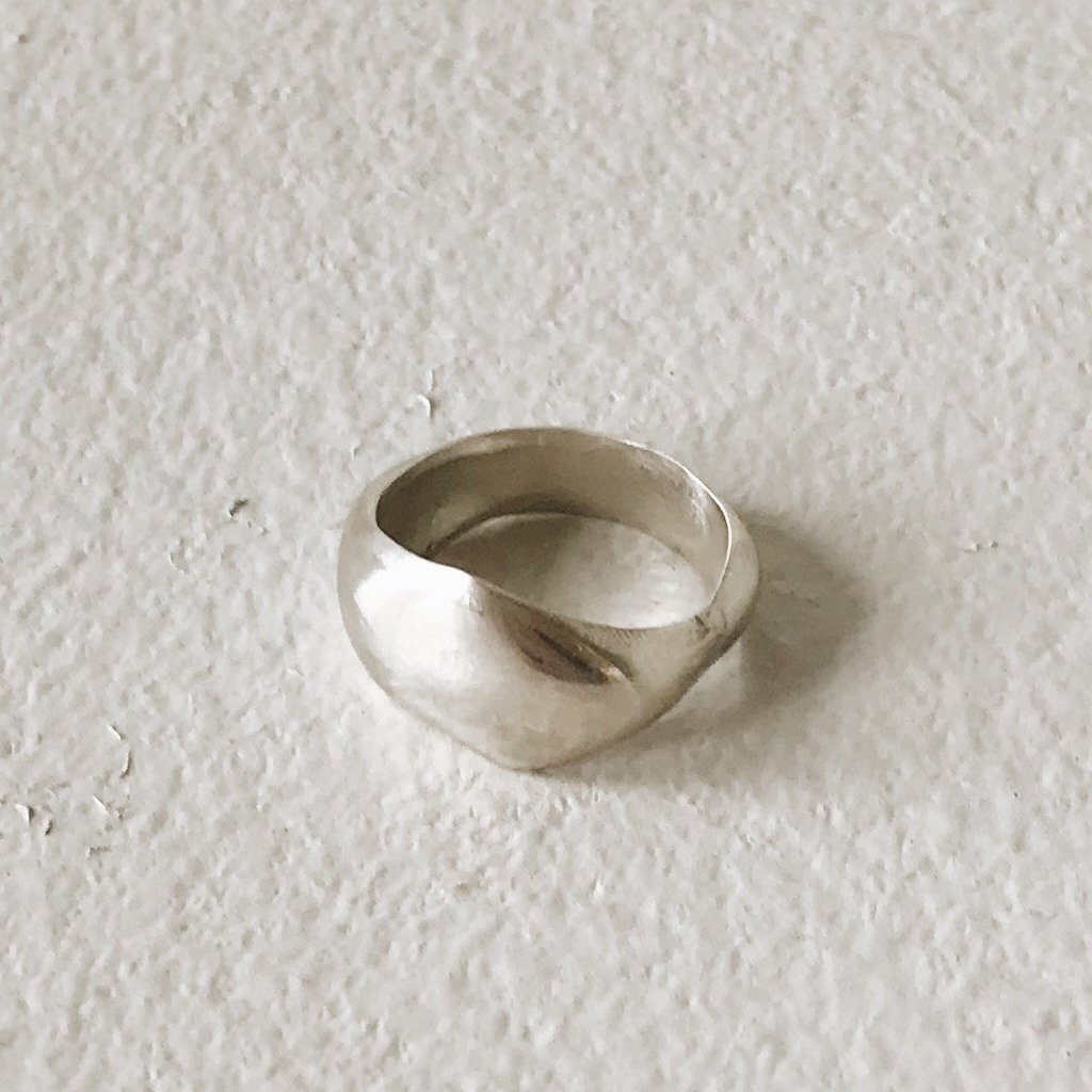 Dear Neighbor Heirloom Molten Ring in Sterling Silver