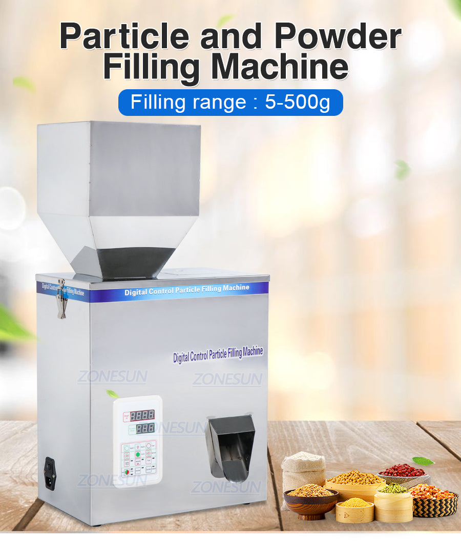 ZONESUN ZS-500C Granular Powder Materials Weighing Filling Machine