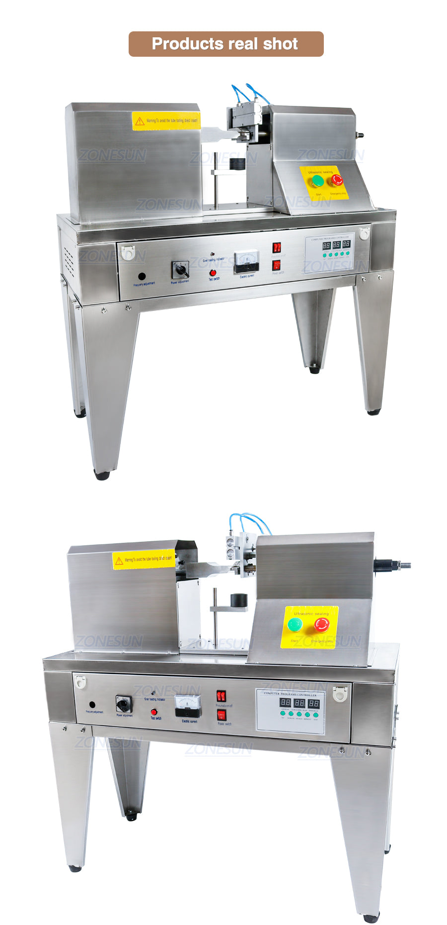 plastic squeeze tube sealing machine for hand cream