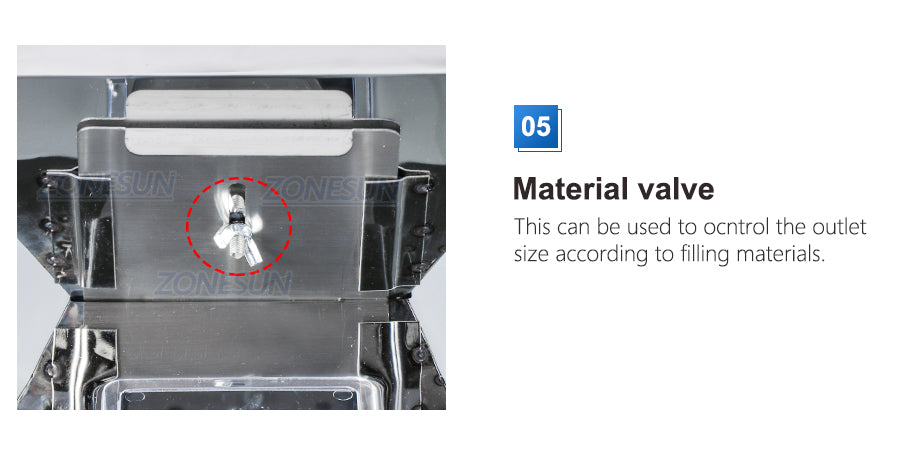 5-500g 곡물 충전 기계 구성 요소