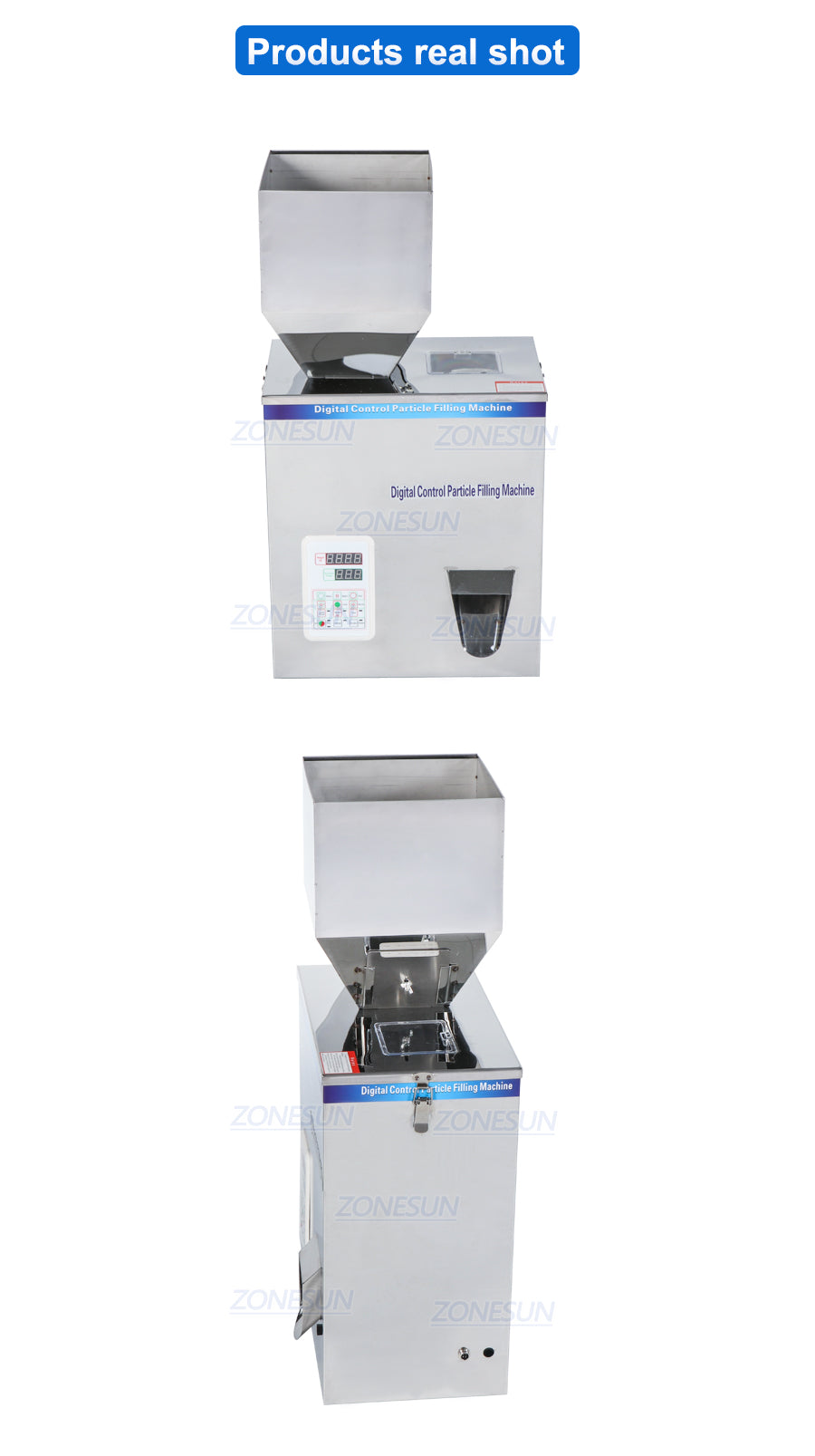 ZONESUN ZS-500C Granular Powder Materials Weighing Filling Machine