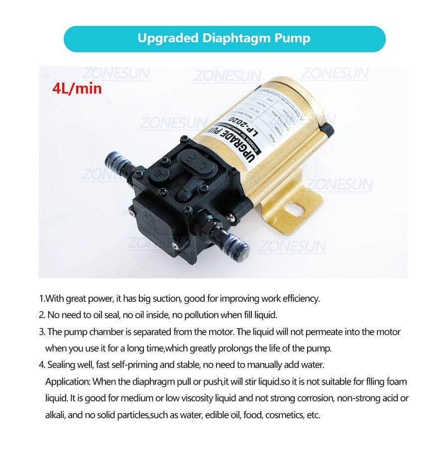 Pumpe der ZS-DPYT12P Flüssigkeitsfüllmaschine