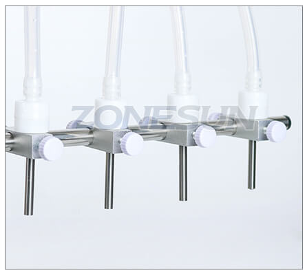 4 fejű perisztaltikus szivattyú töltőgép töltése