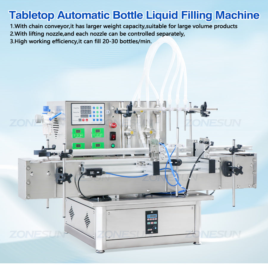 Automatic Magnetic Pump Liquid Filling Machine