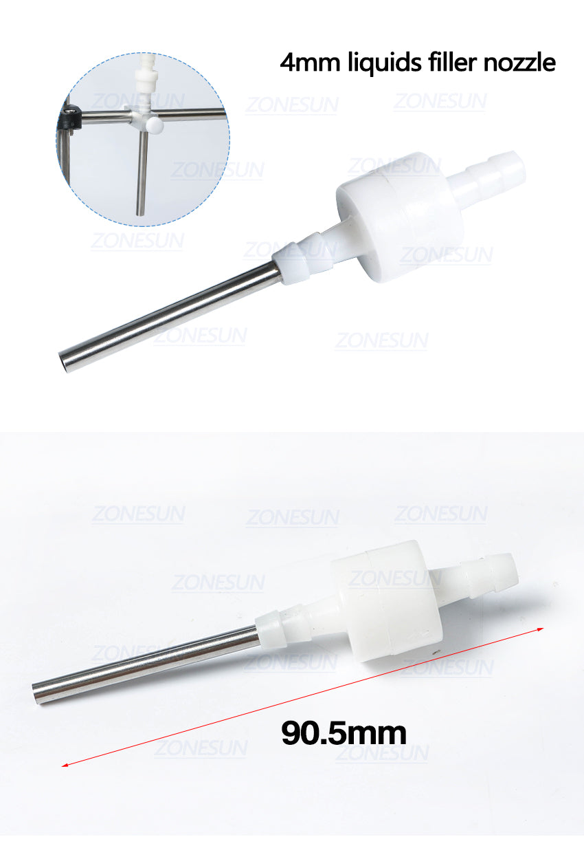 ZONESUN GFK-160 Small Size Filling Machine Nozzles For Digital Filling Machine
