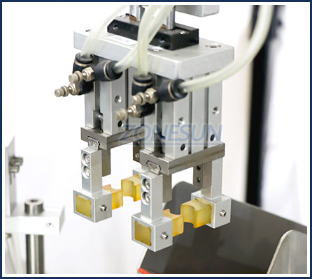 Bottle Clamping Structure of Perfume Vial Filling Cap Pressing Machine