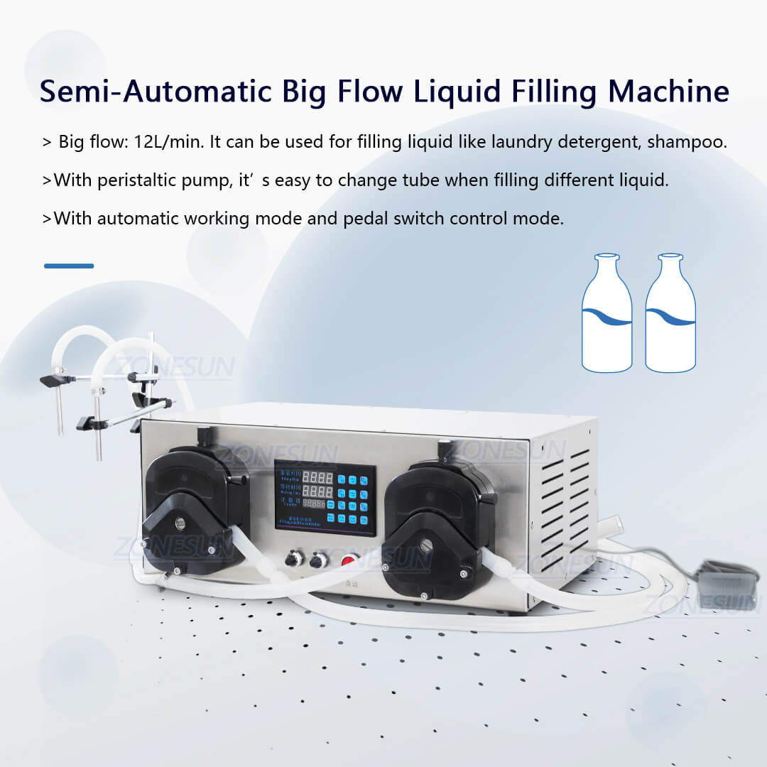 Peristaltic Pump Liquid Filling Machine
