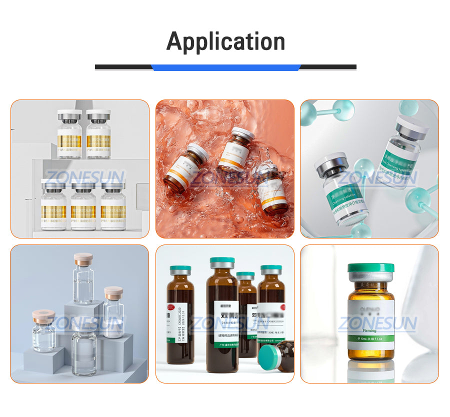 Εφαρμογή του γυαλιού φιαλιδίου