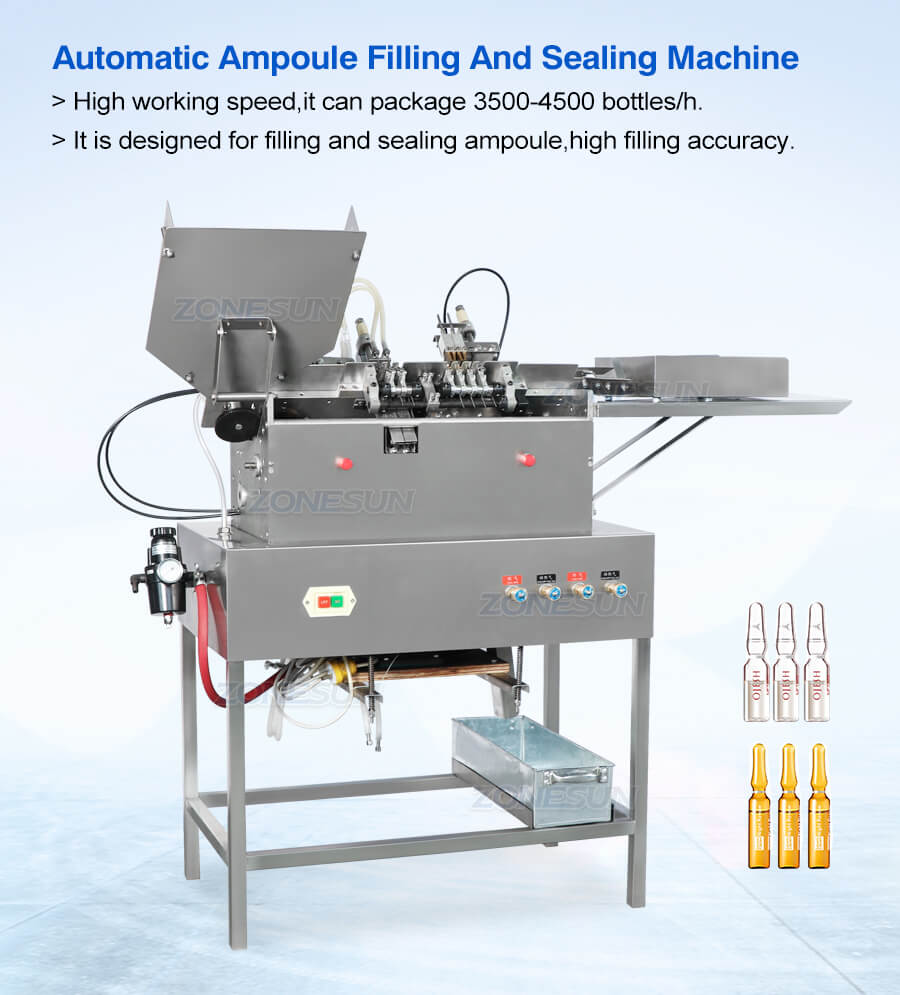 ampoule filling sealing machine