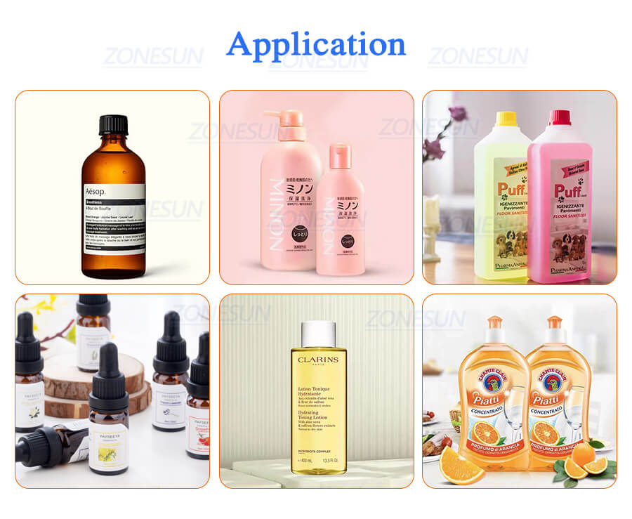 Application de la machine à plafonnement de la bouteille automatique