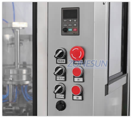 Control Panel of Automatic Bottle Washing Machine