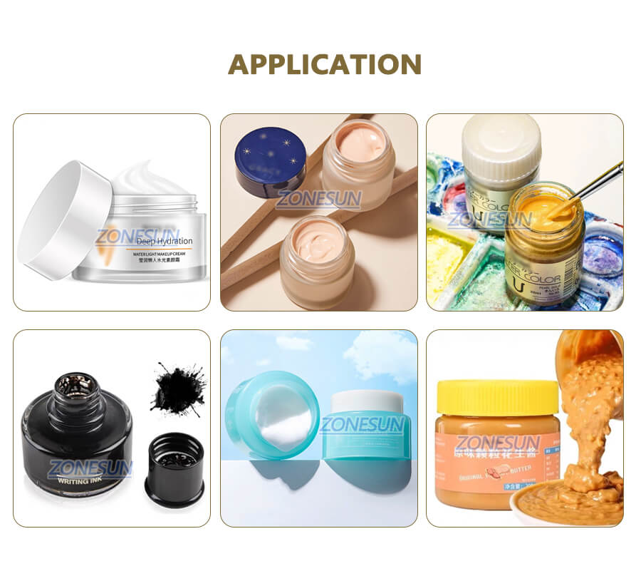 Application of Cosmetic Cream Filling Machine