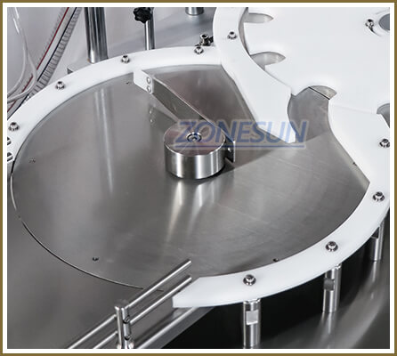 Bottle Turntable Function of  Cosmetic Cream Filling Machine