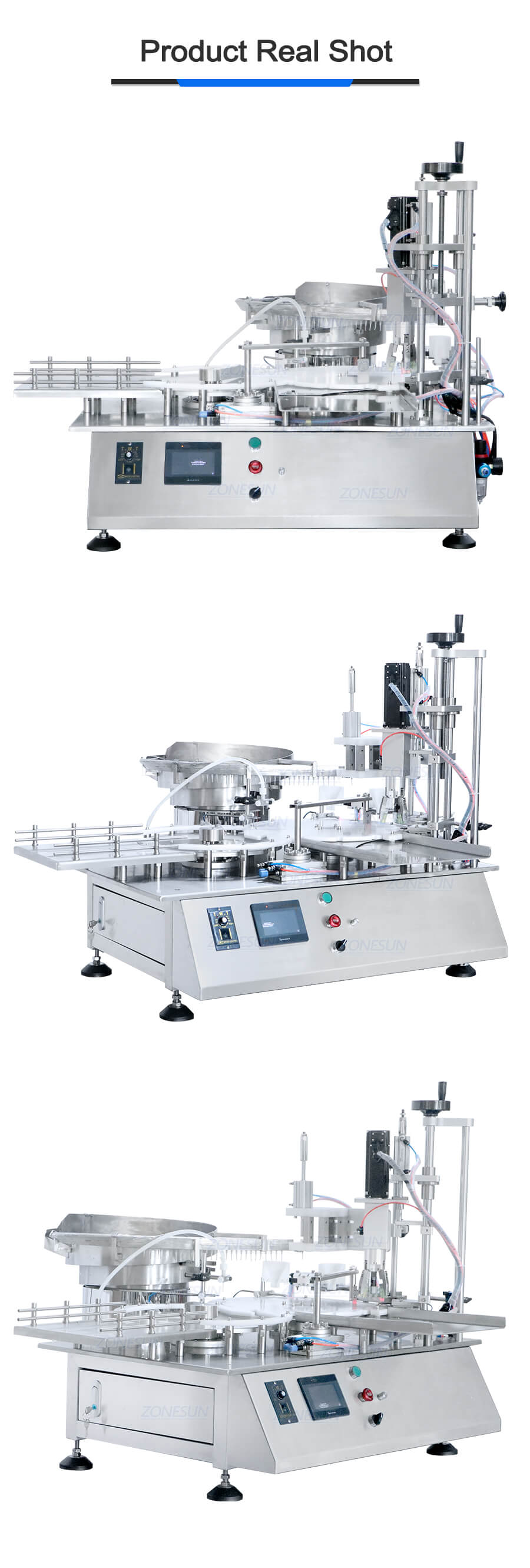 Automatic Monoblock Filling Capping Machine