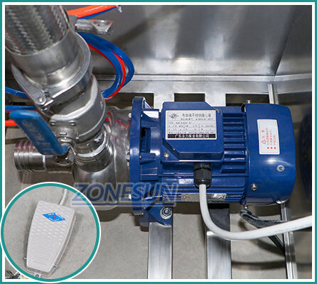 半自動ドラム充填マシンのギアポンプ