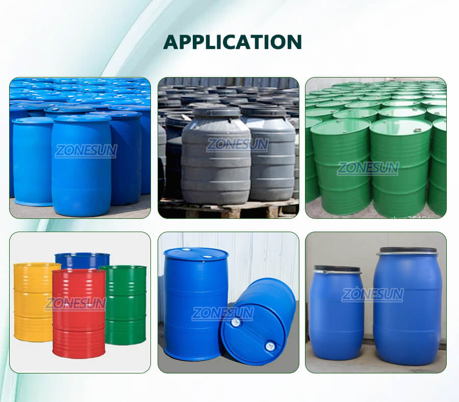 半自動ドラム充填機の適用