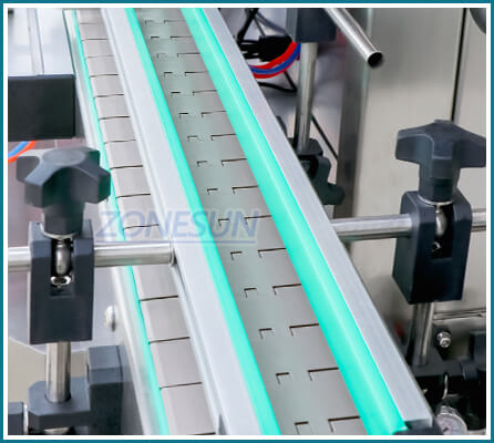 充填機の計量機のコンベア