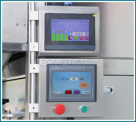Control Panel of Granule Weighing Filling Machine