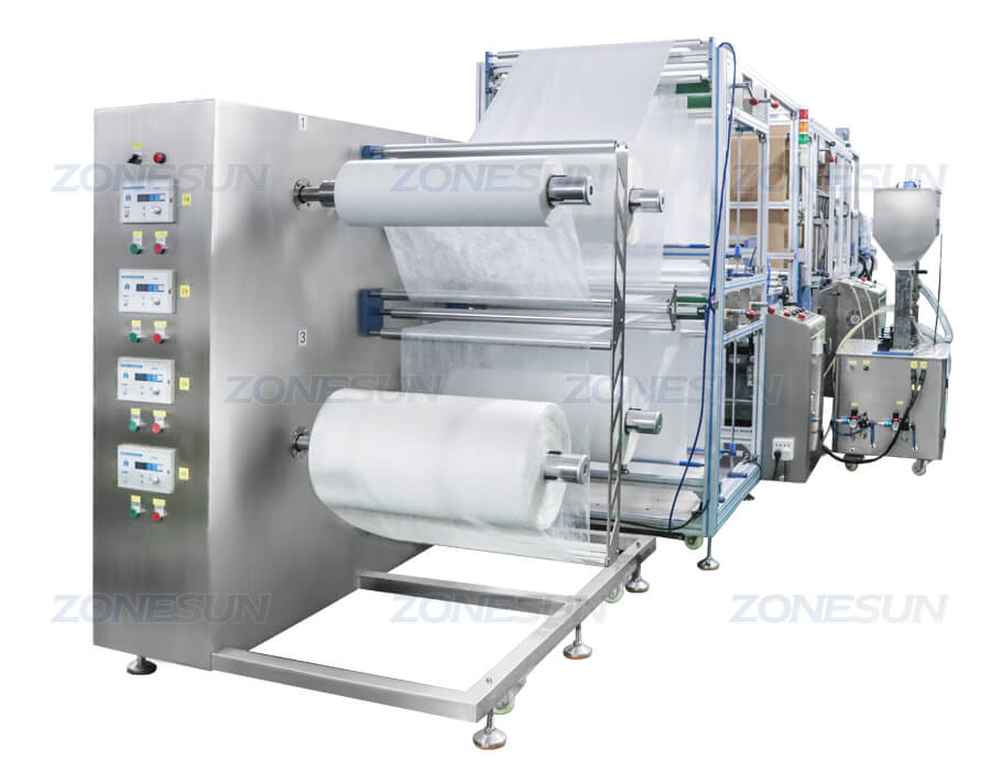 손과 발 마스크 시트 충전 밀봉 기계