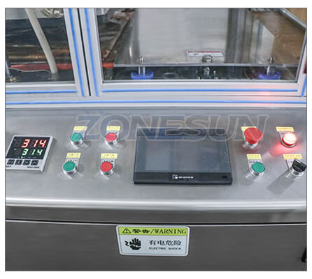 Control Panel of Hand and Foot Mask Sheet Filling Sealing Machine