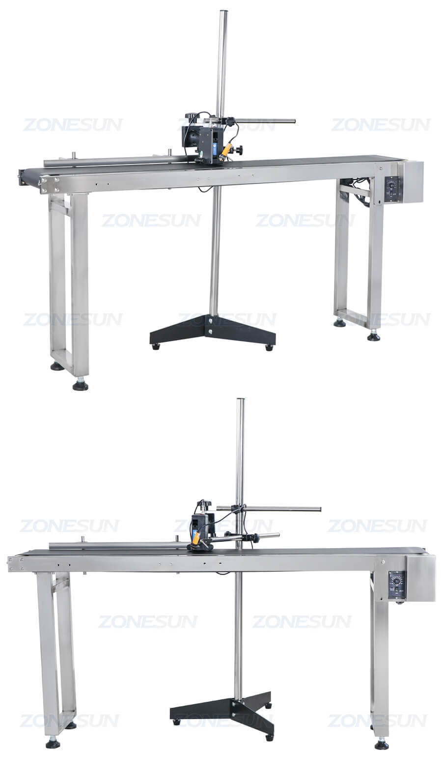 Mașină de codare cu transportor