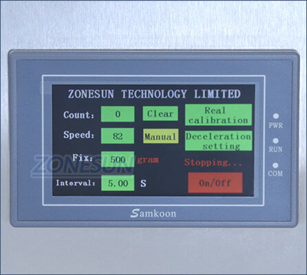 لوحة تحكم في آلة ملء المضخة المغناطيسية للمستحضر