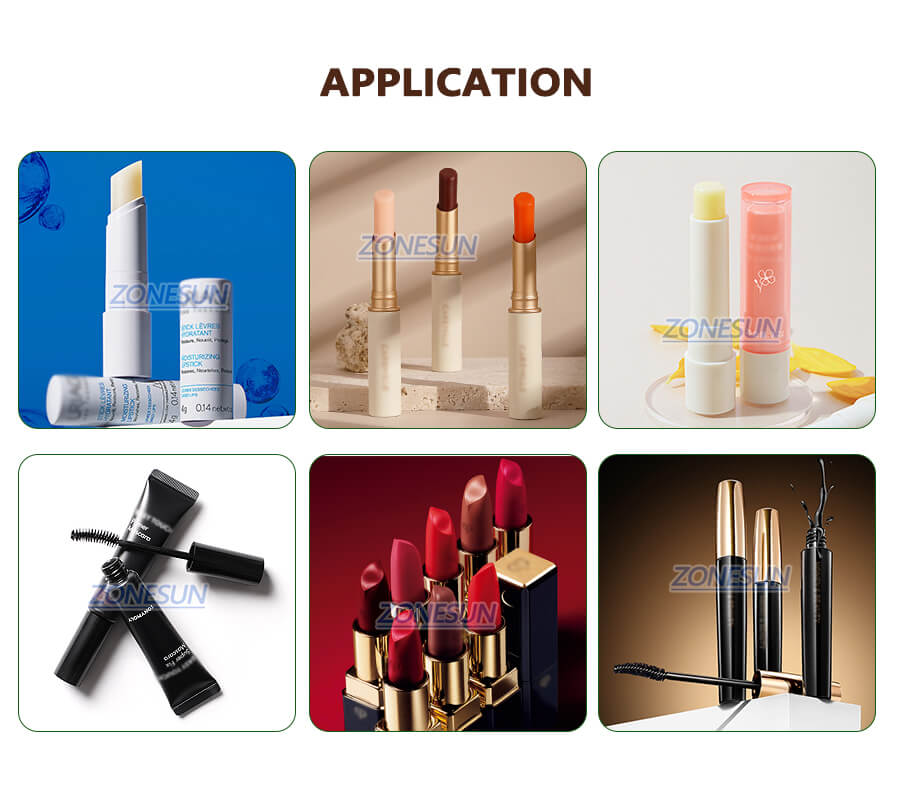 Application of Semi-automatic Lipstick Tube Filling Machine