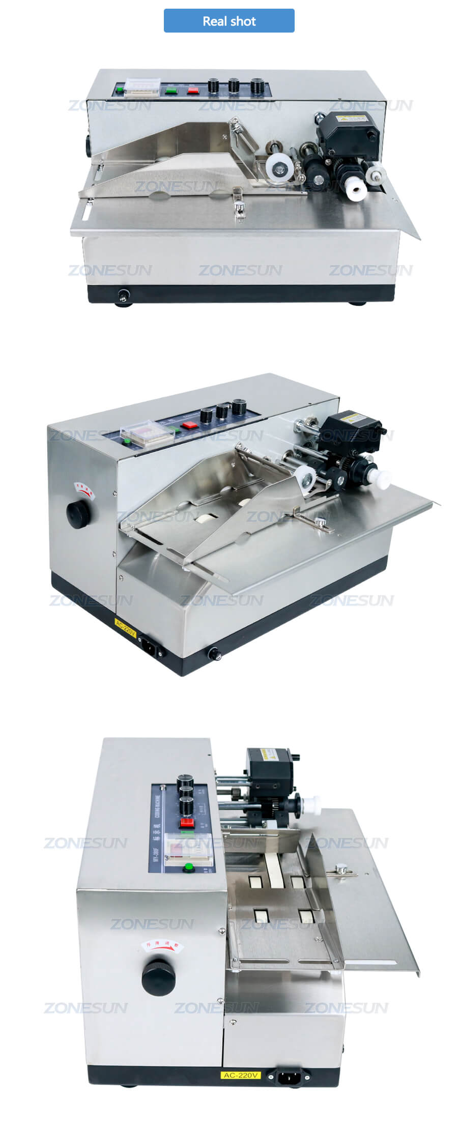 MY-380F Semi-automatic Pouch Coding Machine