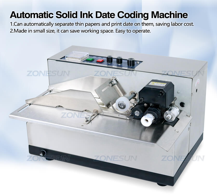 MY-380F Semi-automatic Pouch Coding Machine