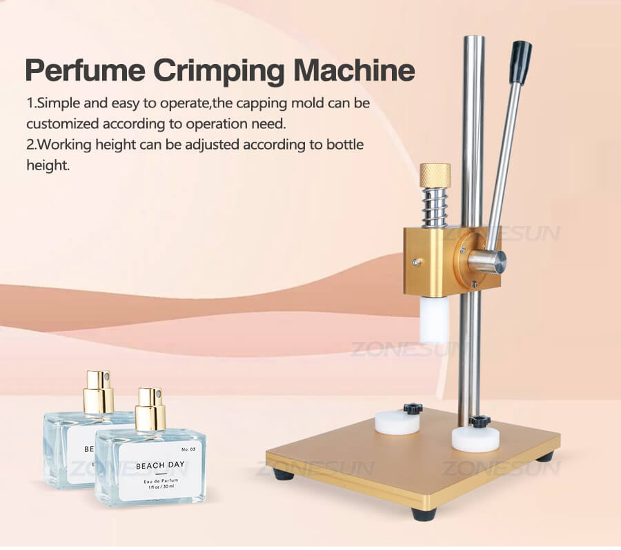 Perfume Bottle Collar Ring Capping Machine