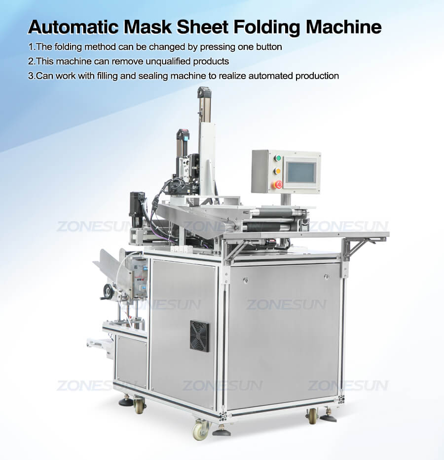Automatic Mask Sheet Folding Machine Bagging Machine
