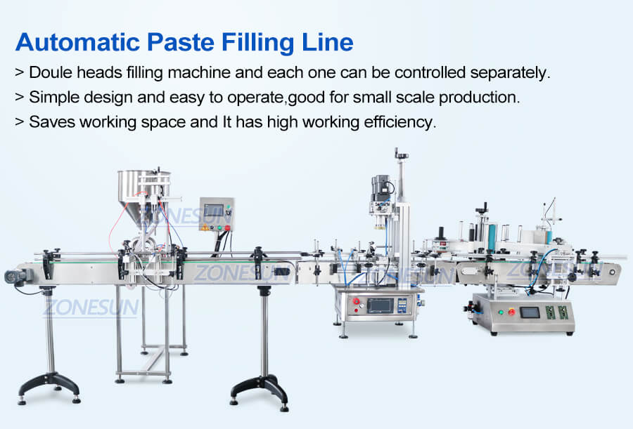 Piston Paste Filling Line