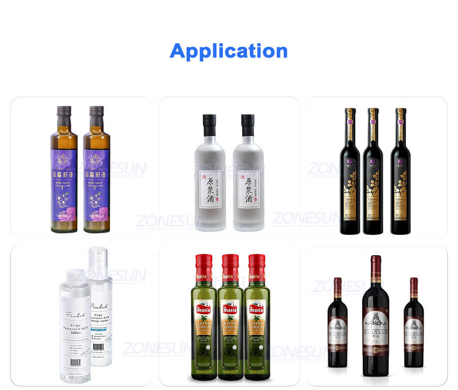 Application of Semi-automatic Labeling Machine For Taller Bottle