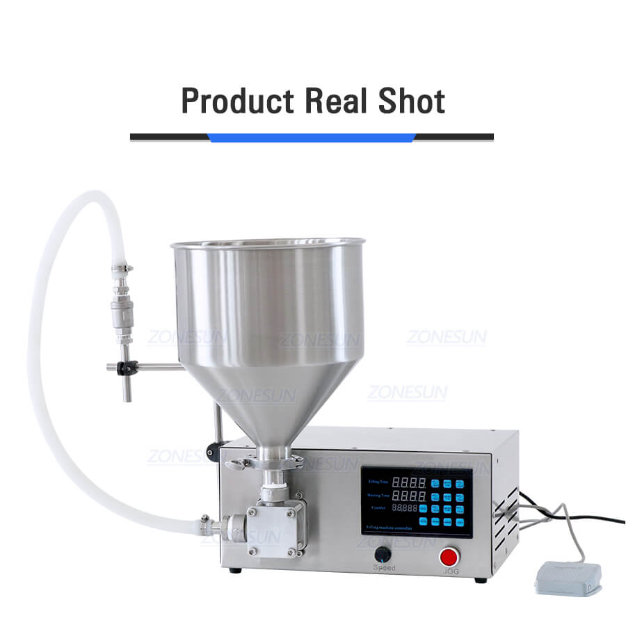 Semi-automatic Lobe Pump Filling Machine For Thick Liquid