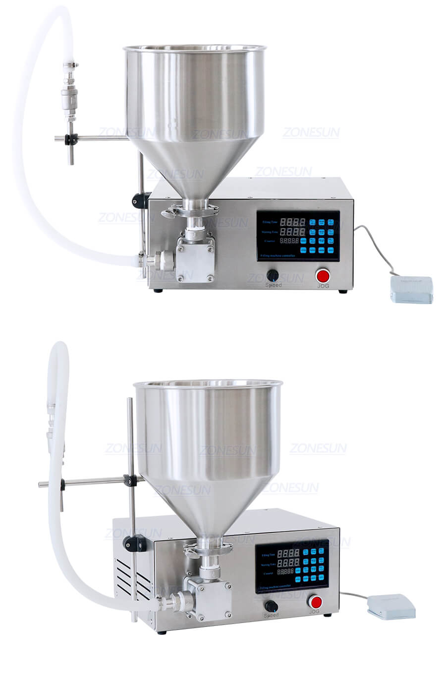 Machine de remplissage de pompe à lobe semi-automatique pour miel