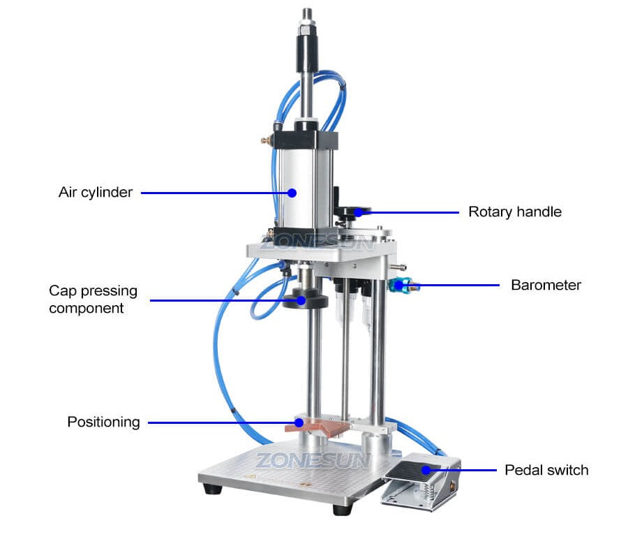 Details of Semi-automatic T-Cork Press Machine