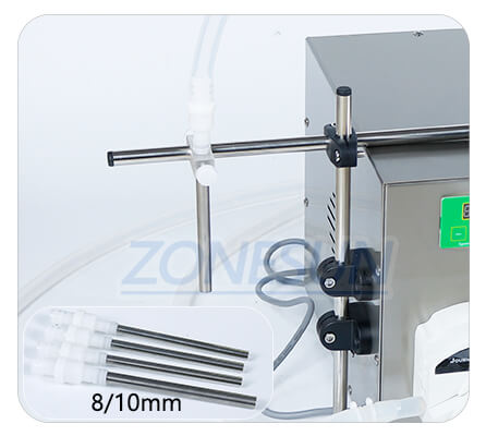 Filling Nozzle of Double Heads Semi-automatic Liquid Filling Machine