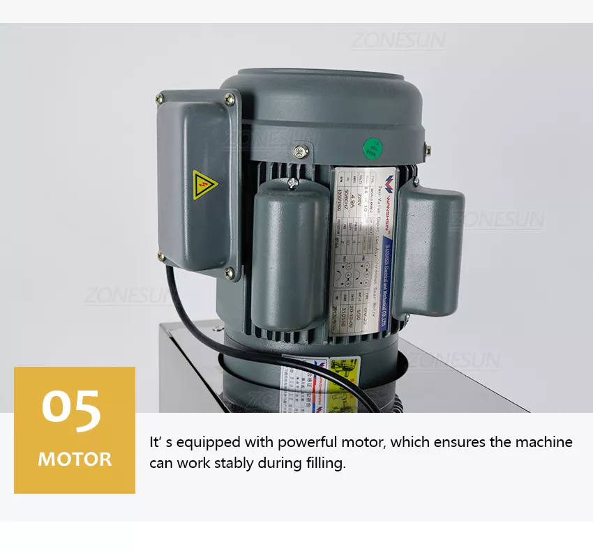 Motor der Pulverfüllmaschine