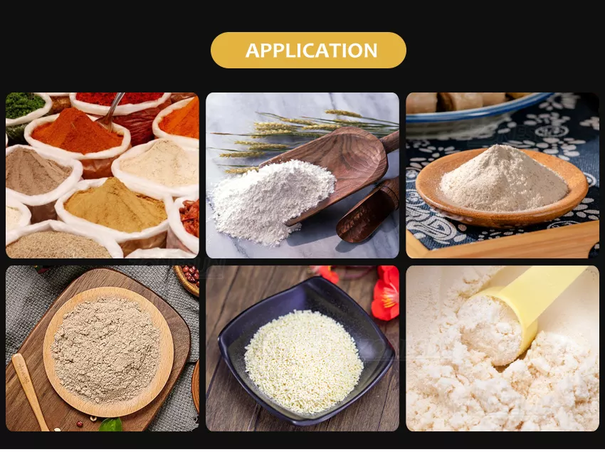 Apllication der Pulverfüllmaschine