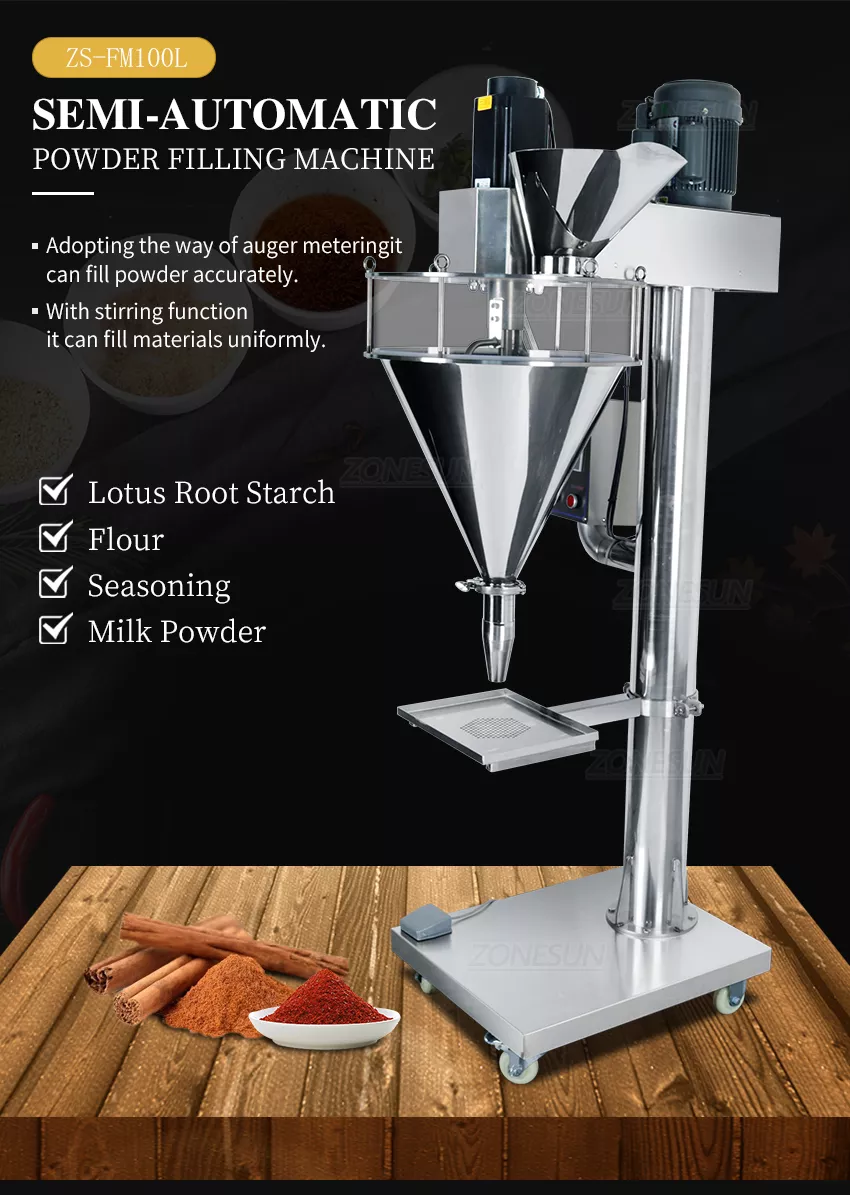 Halbautomatische Pulverfüllmaschine