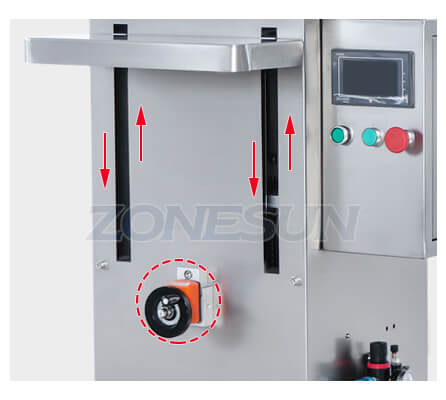 Rotary Knob of Semi-automatic Servo Motor Filling Machine