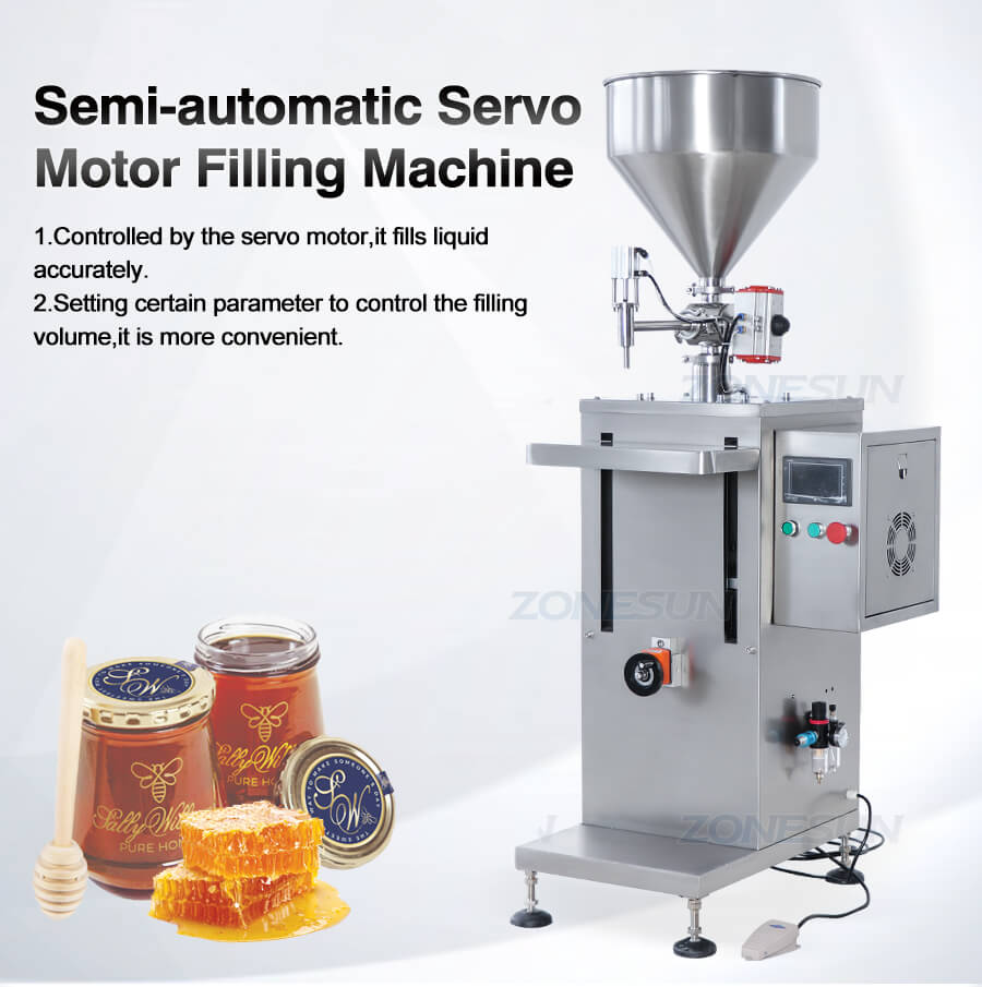 Semi-automatic Servo Motor Filling Machine