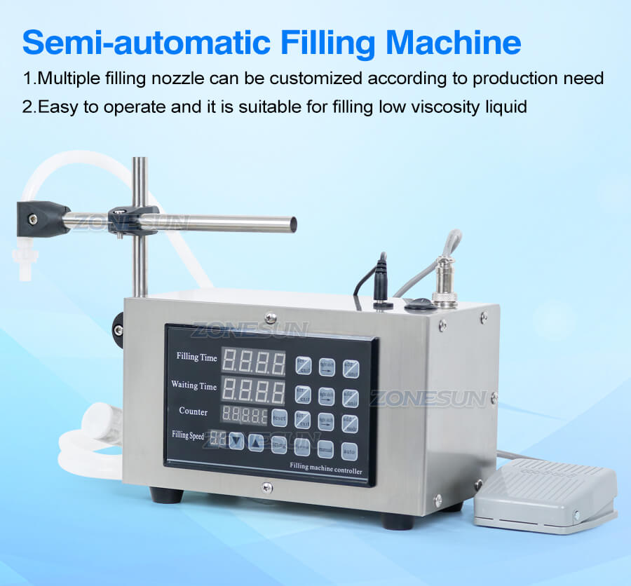 Semi-automatic Liquid Filling Machine