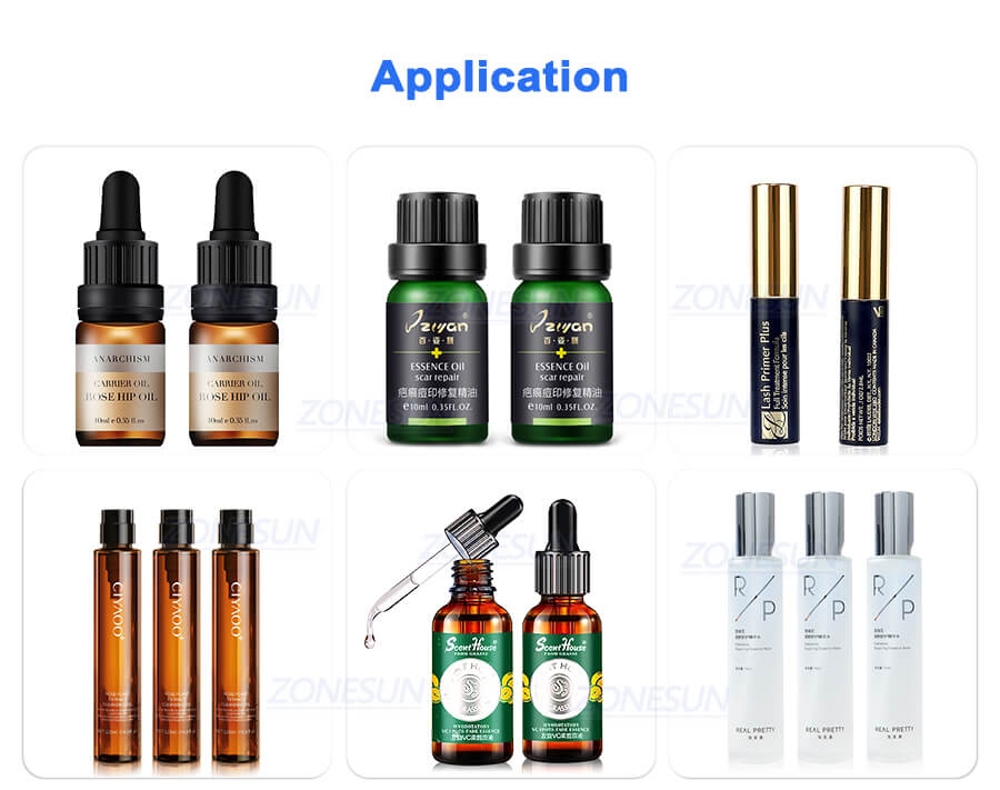 Application of Small Bottle Filling Capping Machine With Sorter